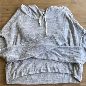 Lightweight hooded sweater/top